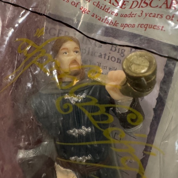 Lord of the Rings LOTR 4 Burger King Toys 2001 NIP Frodo Gimli Boromir Galadriel - Picture 6 of 14
